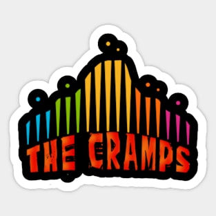 the cramps retro art Sticker